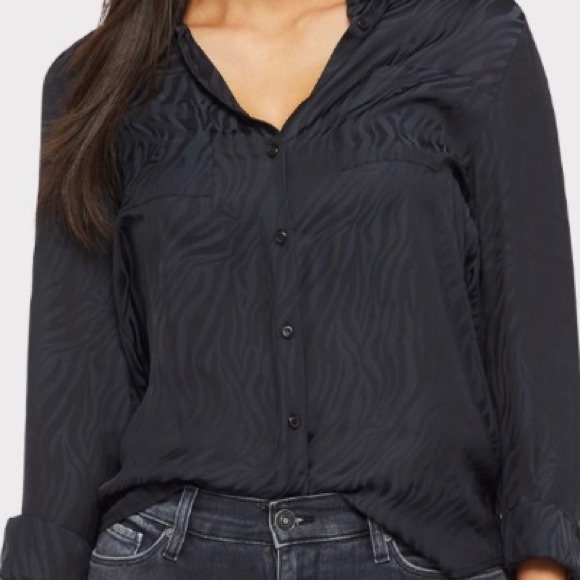Zebra Printed Blouse - Picture 1 of 3